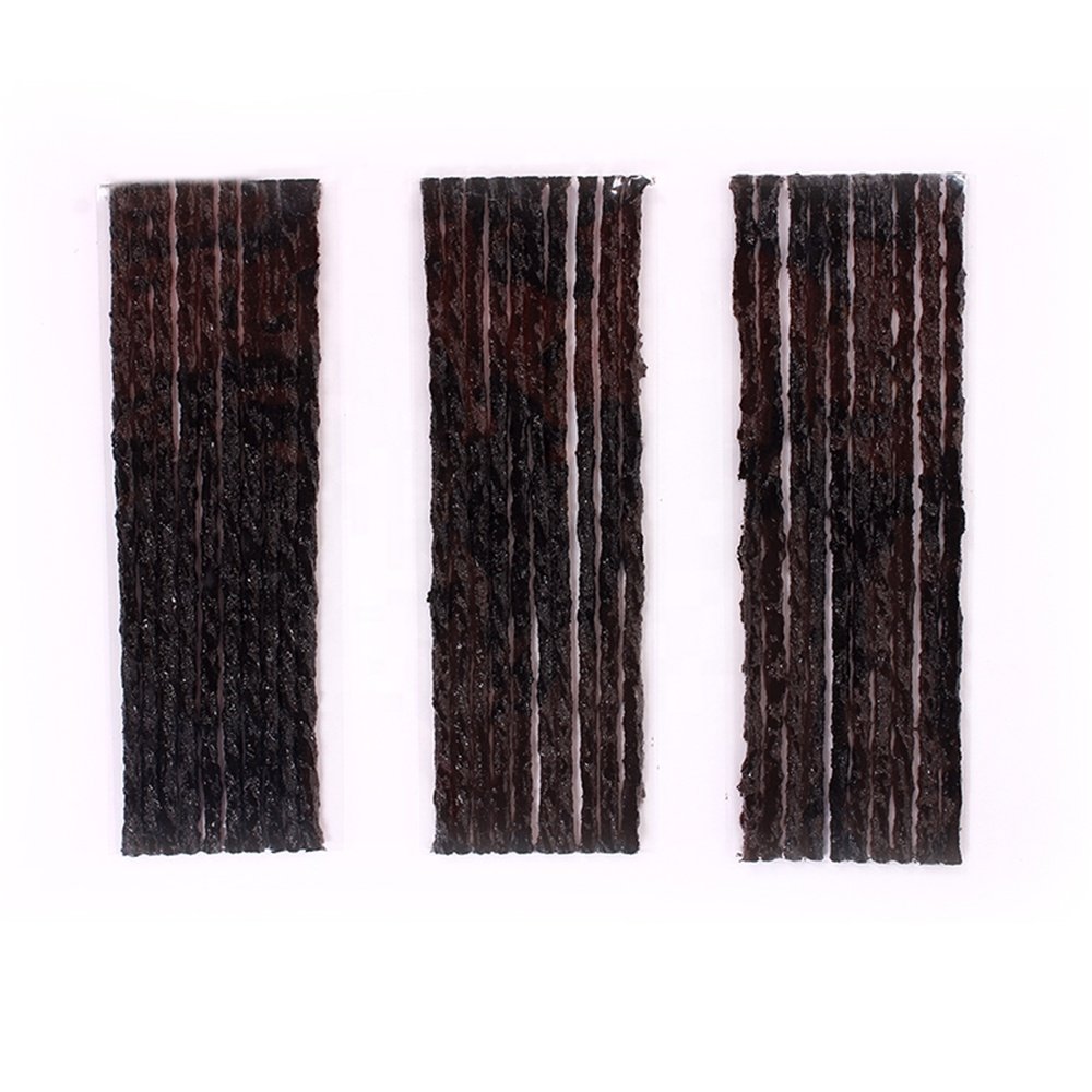 Super Quality Tire Strip Tire Repair Strings Rubber Seal Strip Vs-450 Tire Repair Unit Fibre Seal Gray Gum Poly 3.5mm Motorcycle
